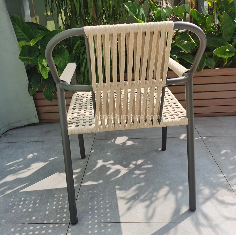 Outdoor Aluminum Frame PE Rattan Balcony Set
