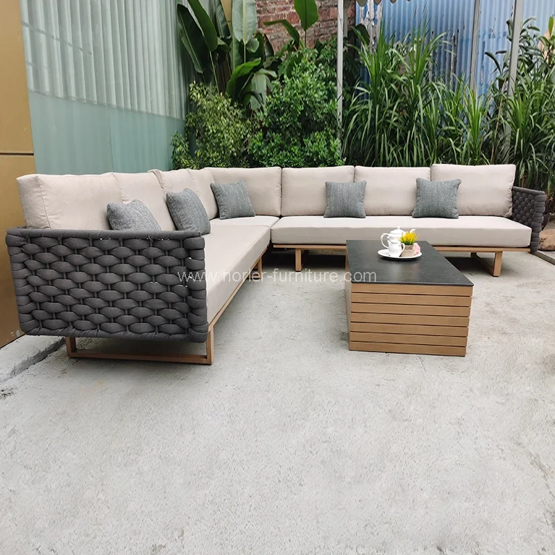 Quolity Outdoor Patio Rope Sofa Make in China
